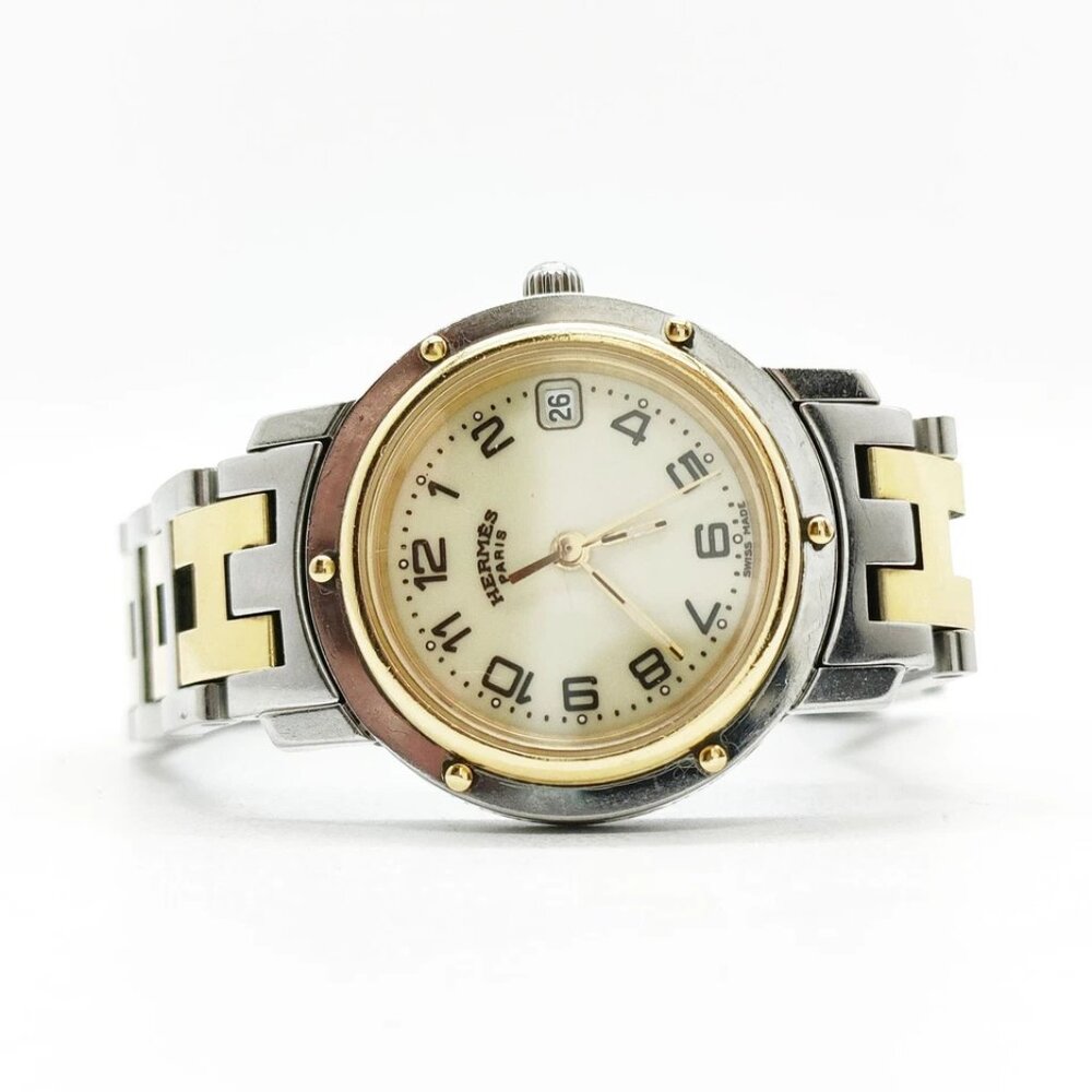 Hermes Watch 23mm Women's Yellows X gold 430-072425 - Picture 2 of 9
